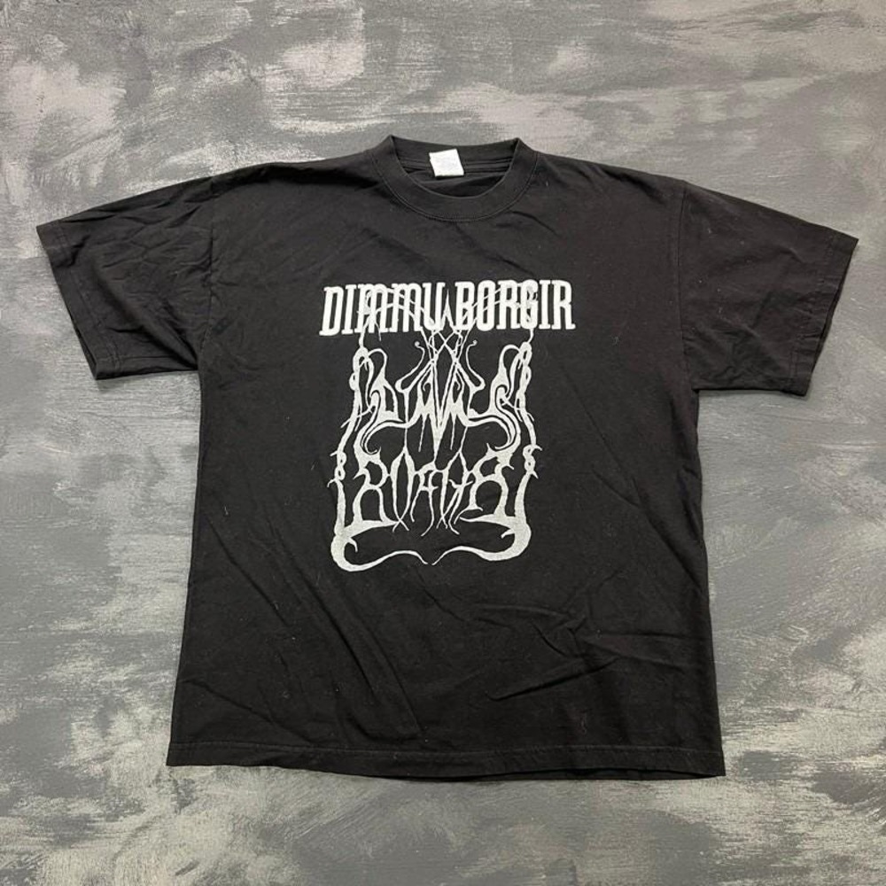 Vintage Dimmu Borgir Shirt Mens Large Black 2000s Norway